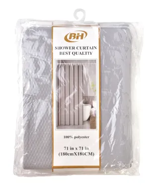 ZAC GREY Zasłona prysznicowa 180x180cm