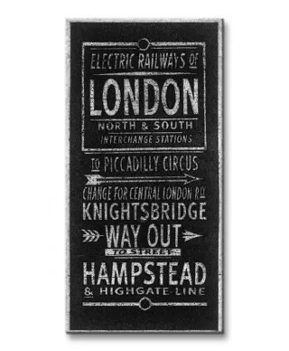 Obraz do sypialni - Electric Railways of London