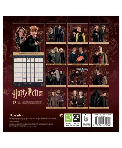 Harry Potter - mini kalendarz 2025