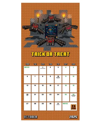 Minecraft - mini kalendarz 2025