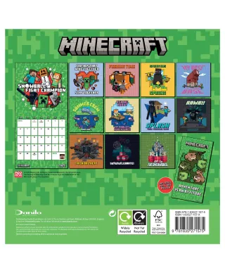 Minecraft - mini kalendarz 2025