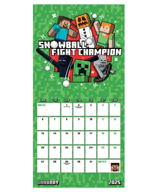 Minecraft - mini kalendarz 2025