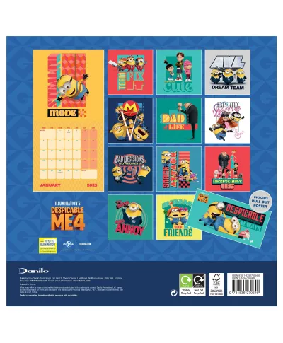 Despicable Me 4 - kalendarz 2025