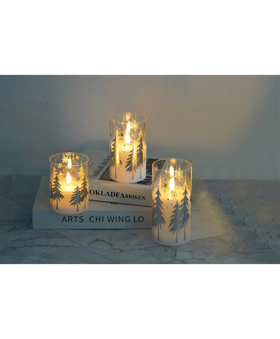 NIKOLAO Świeca Led 7,5xh10cm