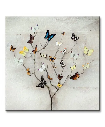 Obraz do salonu - Tree Of Butterflies