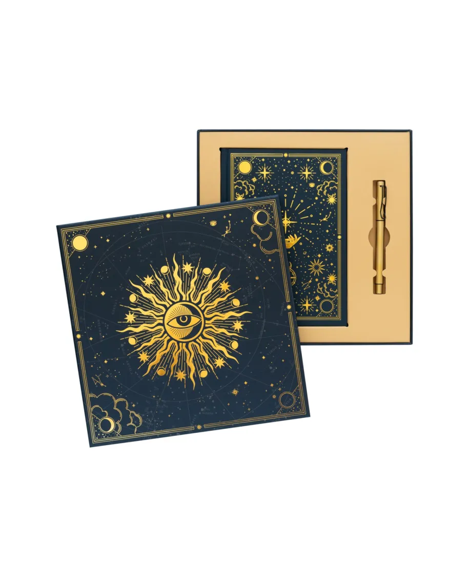 Astral - zestaw notatnika z długopisem