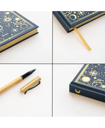 Astral - zestaw notatnika z długopisem