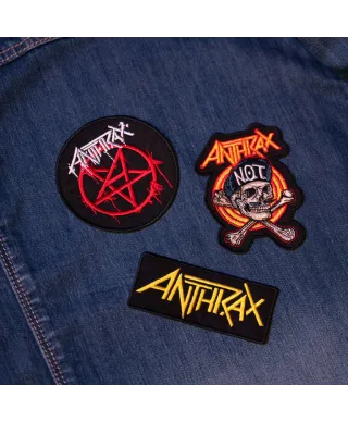 Anthrax - zestaw 3 naszywek, naprasowanek