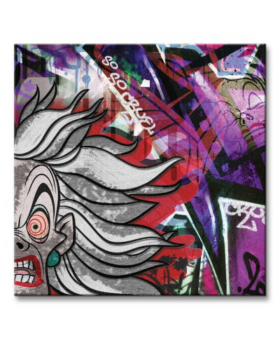 Obraz na płótnie - Cruella Deville (Graffiti)