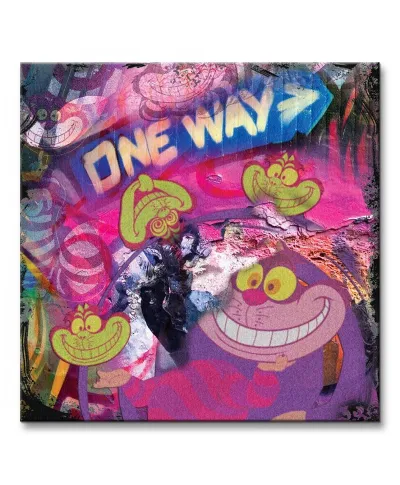 Obraz na płótnie - The Cheshire Cat (Graffiti)