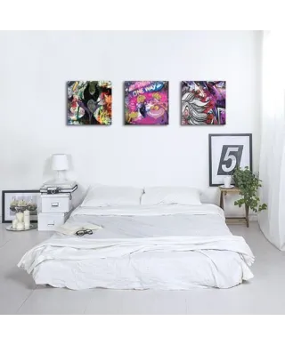 Obraz na płótnie - The Cheshire Cat (Graffiti)