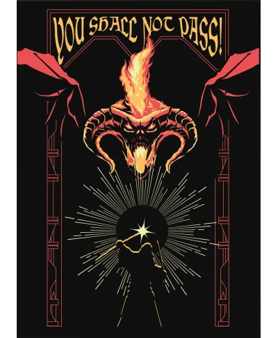 Lord Of The Rings Balrog You Shall Not Pass - plakat