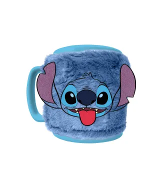 Stitch Face - kubek w futerku