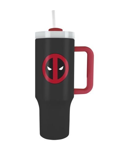 Deadpool Symbol - kubek termiczny z uchem