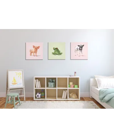 Obraz dla dzieci - Krówka - 40x40 cm