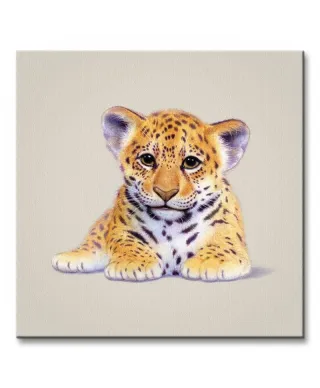 Obraz dla dzieci - Mały Jaguar - 40x40 cm