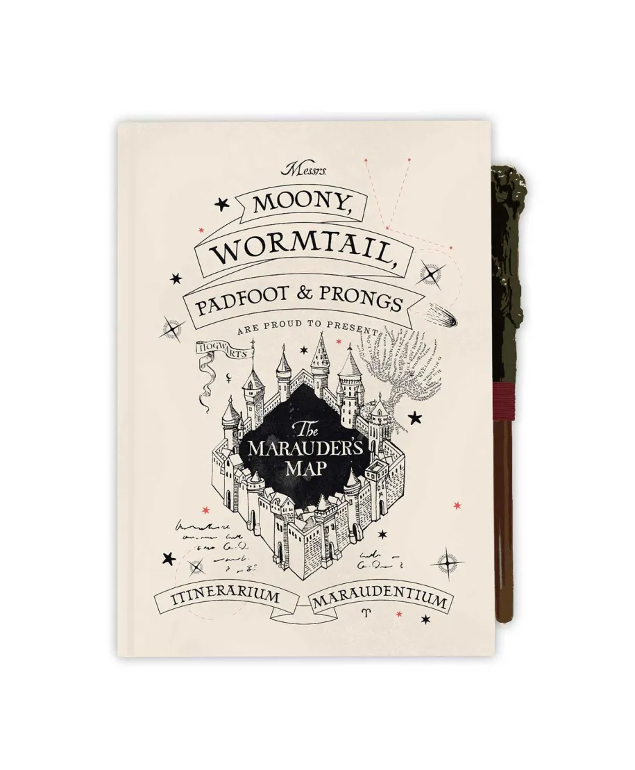 Harry Potter The Marauder's Map - notes z długopisem