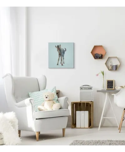 Obraz dla dzieci - Zebra - 40x40 cm