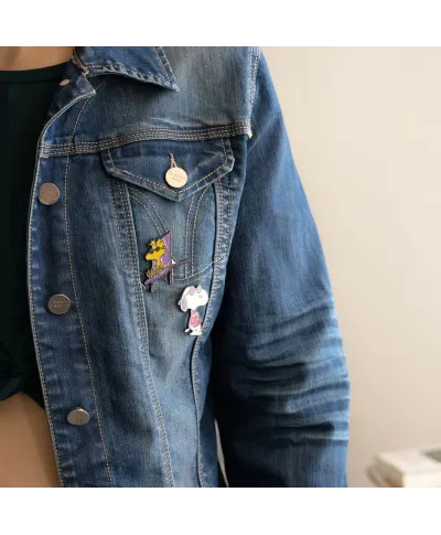 Snoopy - zestaw 4 przypinek