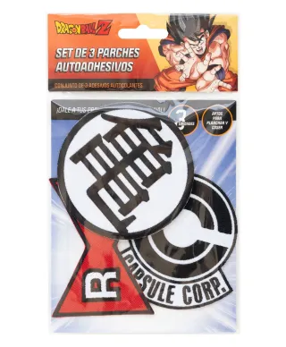 Dragon Ball Z - zestaw 3 naszywek, naprasowanek