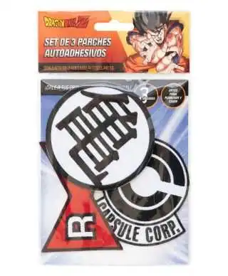 Dragon Ball Z - zestaw 3 naszywek, naprasowanek