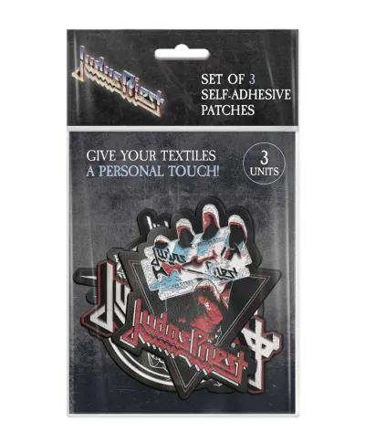 Judas Priest - zestaw 3 naszywek, naprasowanek
