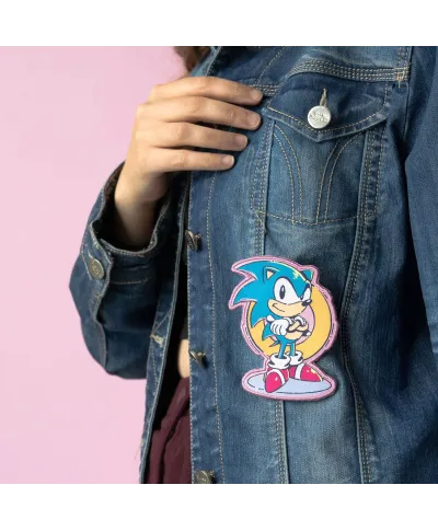 Sonic The Hedgehog - zestaw 3 naszywek, naprasowanek