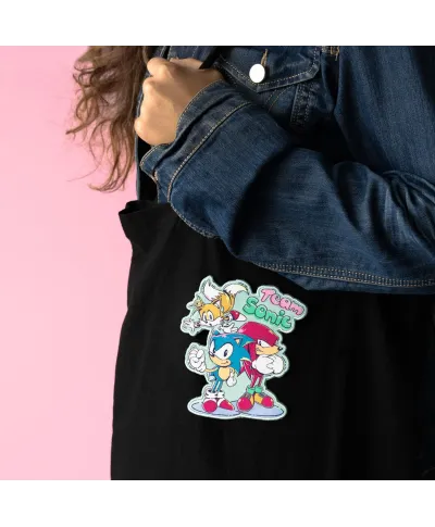 Sonic The Hedgehog - zestaw 3 naszywek, naprasowanek