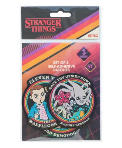Stranger Things - zestaw 3 naszywek, naprasowanek