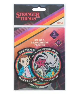 Stranger Things - zestaw 3 naszywek, naprasowanek