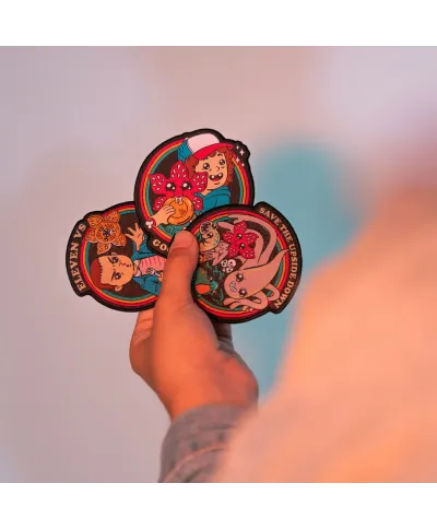 Stranger Things - zestaw 3 naszywek, naprasowanek