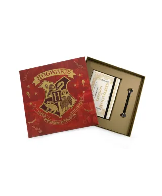 Harry Potter Gold - zestaw na prezent notes i długopis