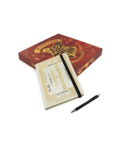 Harry Potter Gold - zestaw na prezent notes i długopis