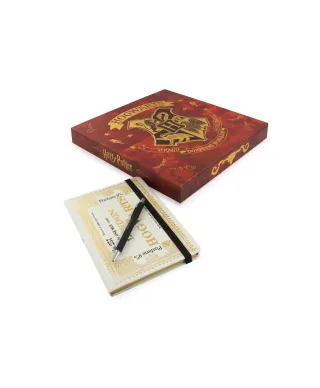 Harry Potter Gold - zestaw na prezent notes i długopis
