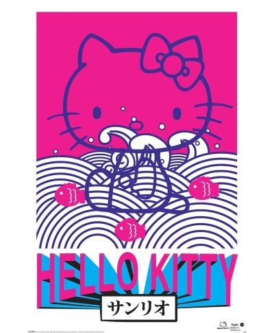 Hello Kitty Tokyo Rebel - plakat