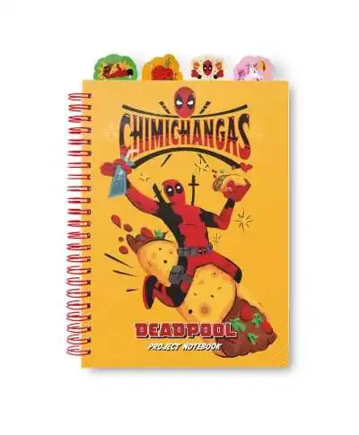 Deadpool Chimichangas - notes A5 kołozeszyt