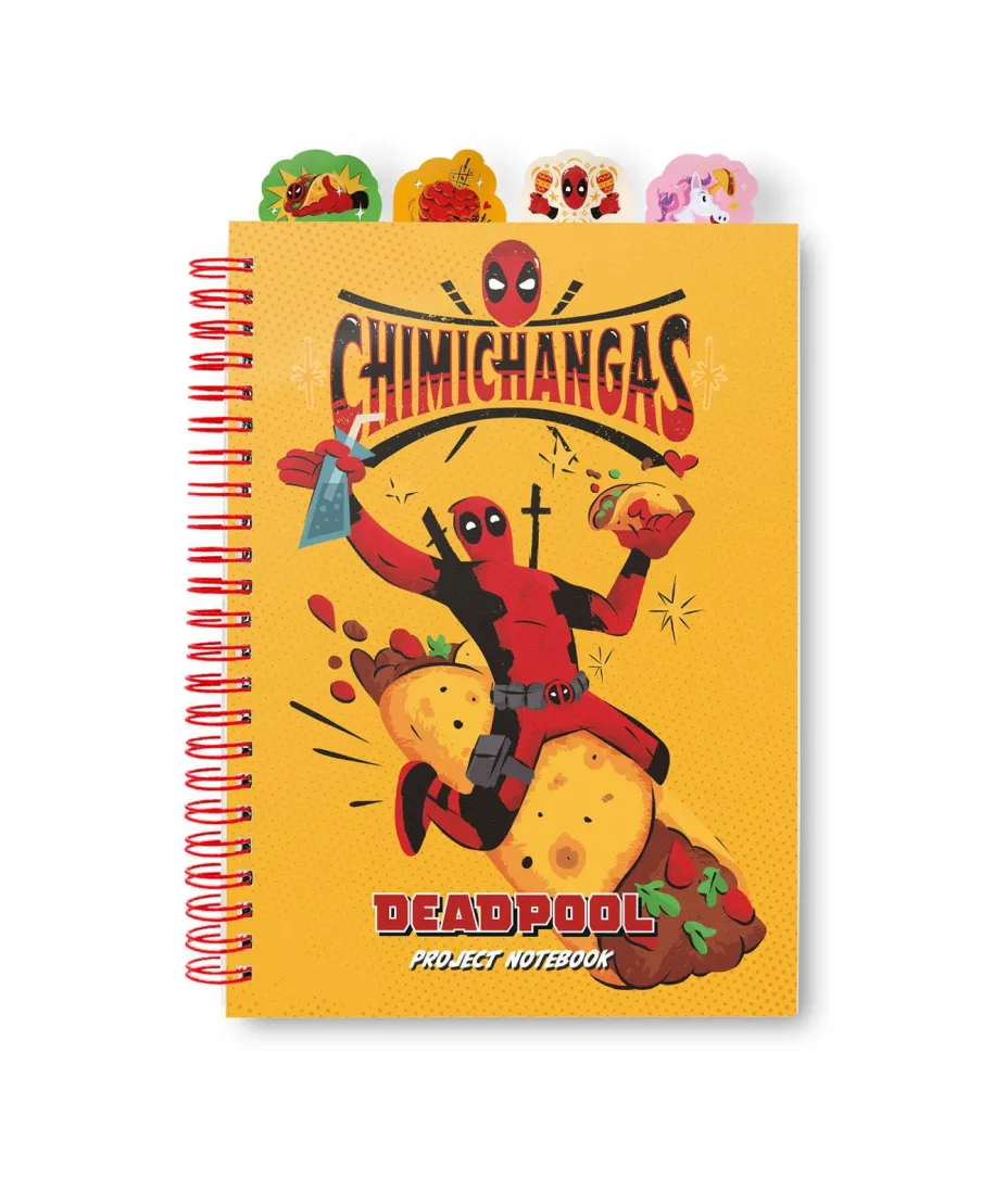 Deadpool Chimichangas - notes A5 kołozeszyt