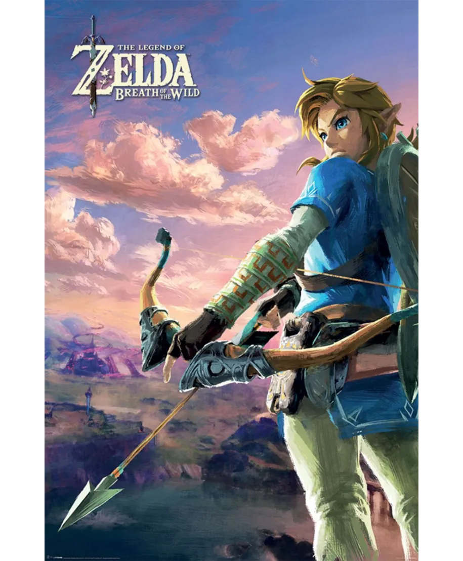 The Legend of Zelda Breath of the Wild - plakat