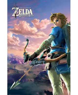 The Legend of Zelda Breath of the Wild - plakat
