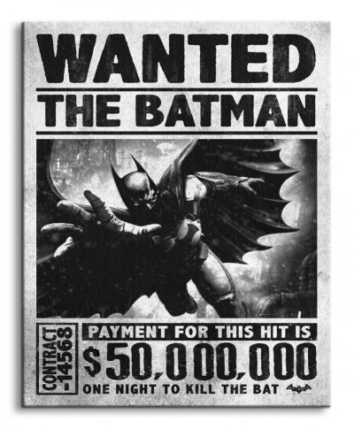 Obraz do salonu - Batman Arkham Origins (Wanted)