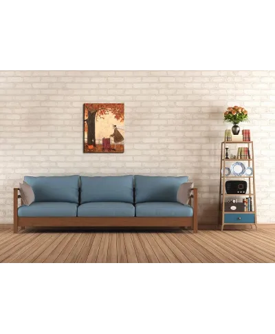 Obraz do salonu - Following The Pumpkin