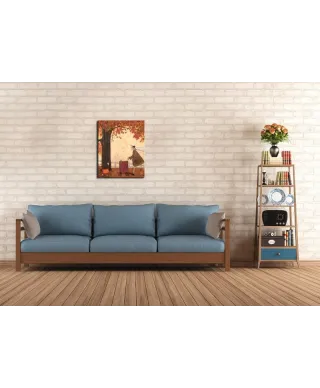 Obraz do salonu - Following The Pumpkin