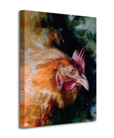 Obraz do salonu - Brown Chicken