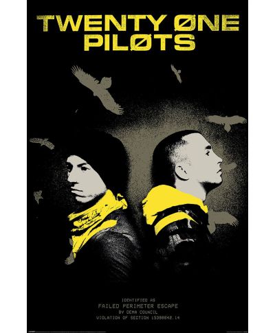 Twenty One Pilots Trench Vultures - plakat