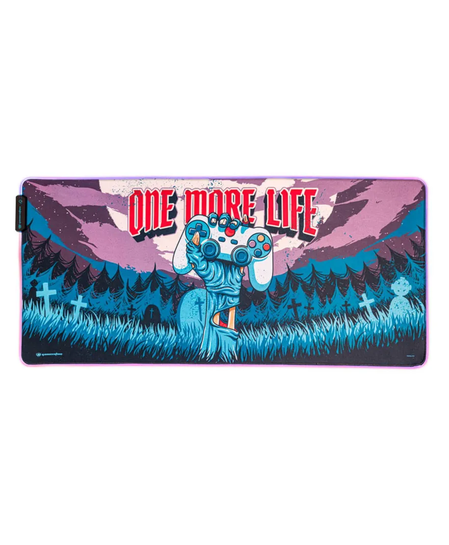 One More Life Gamer - podkładka pod mysz LED