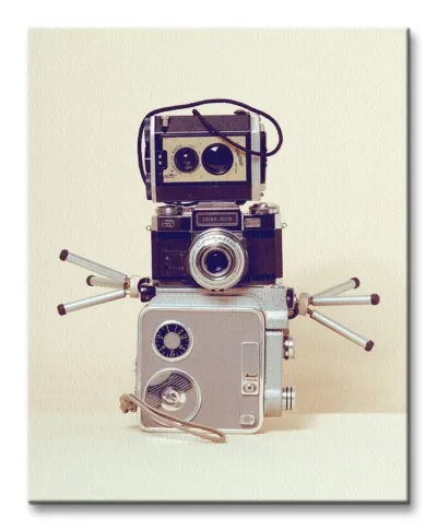 Obraz do salonu - Robot Hands