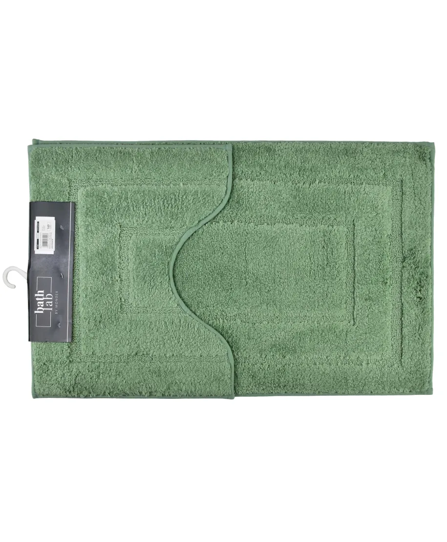 ZAC Komplet 2 Dywaników Łazienkowych 50x40/50x80cm jasny zielony
