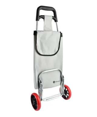 MARID GREY Wózek na zakupy 35x26x85,5cmALLESKEN