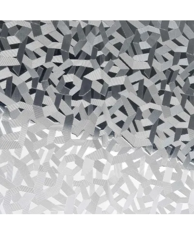 ZAC PATTERN Zasłona prysznicowa 180x180cm