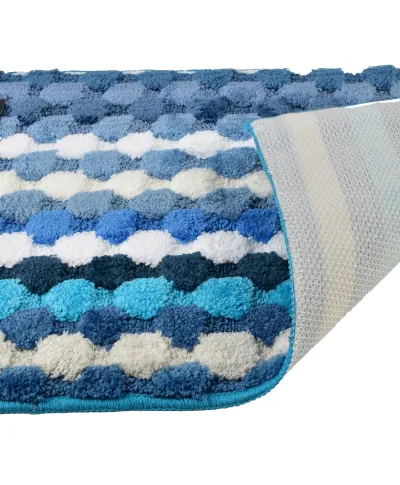 ZAC Dywanik Łazienkowy 40x60cm paski turkus